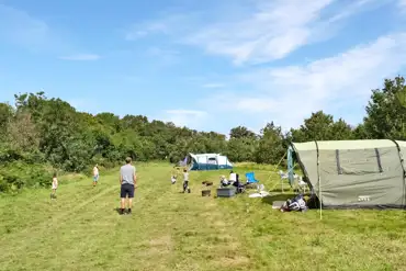 Family friendly campsite with grass pitches