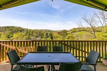 Views from the safari tent at Valleyside Escapes