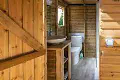 Safari tent - ensuite bathroom Safari tent - ensuite bathroom