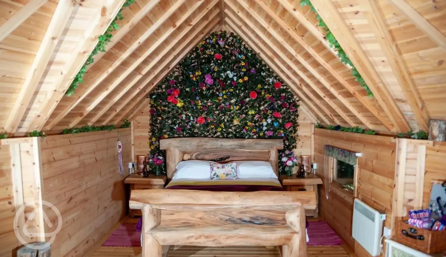 Bed in cabin