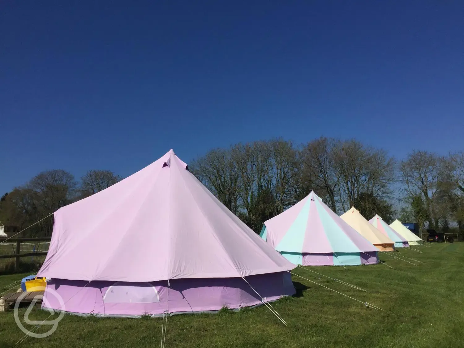 Bell tent glamping holidays
