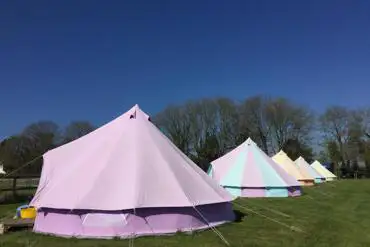 Bell tent glamping holidays