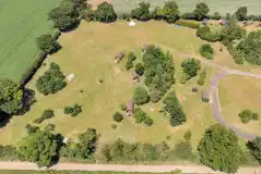 Aerial of the campsite