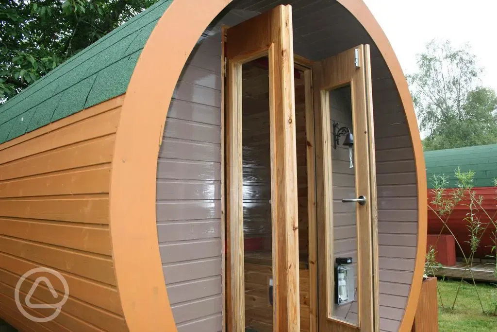 Camping pods at BCC Loch Ness Glamping