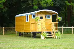 Bluebell shepherd's hut with hot tub