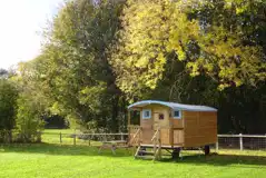 Bluebell shepherd's hut with hot tub