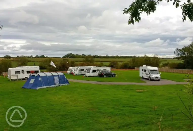 Camping at The Hammer and Pincers Caravan and Camping Site