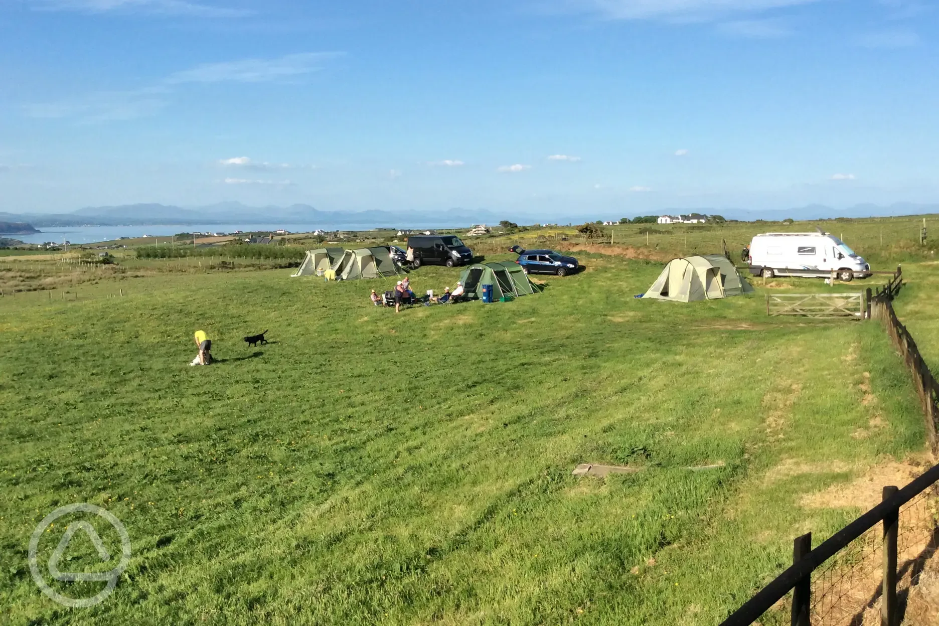 Tent camping at Hen Siop y Mynydd