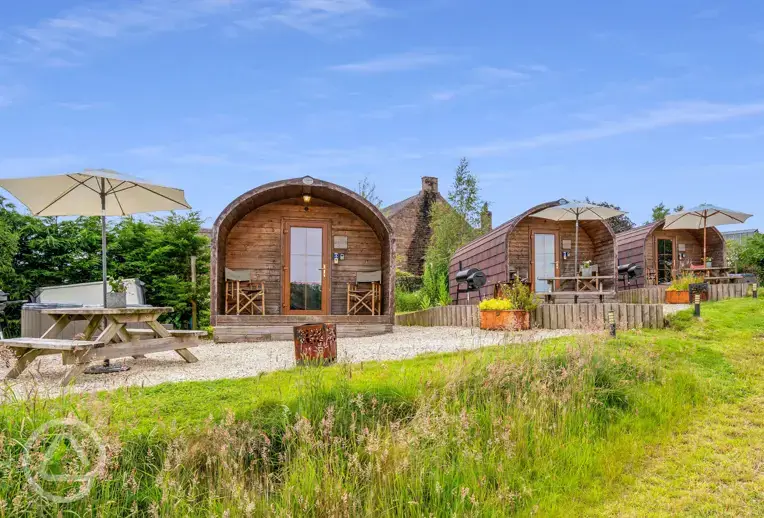 Glamping pods