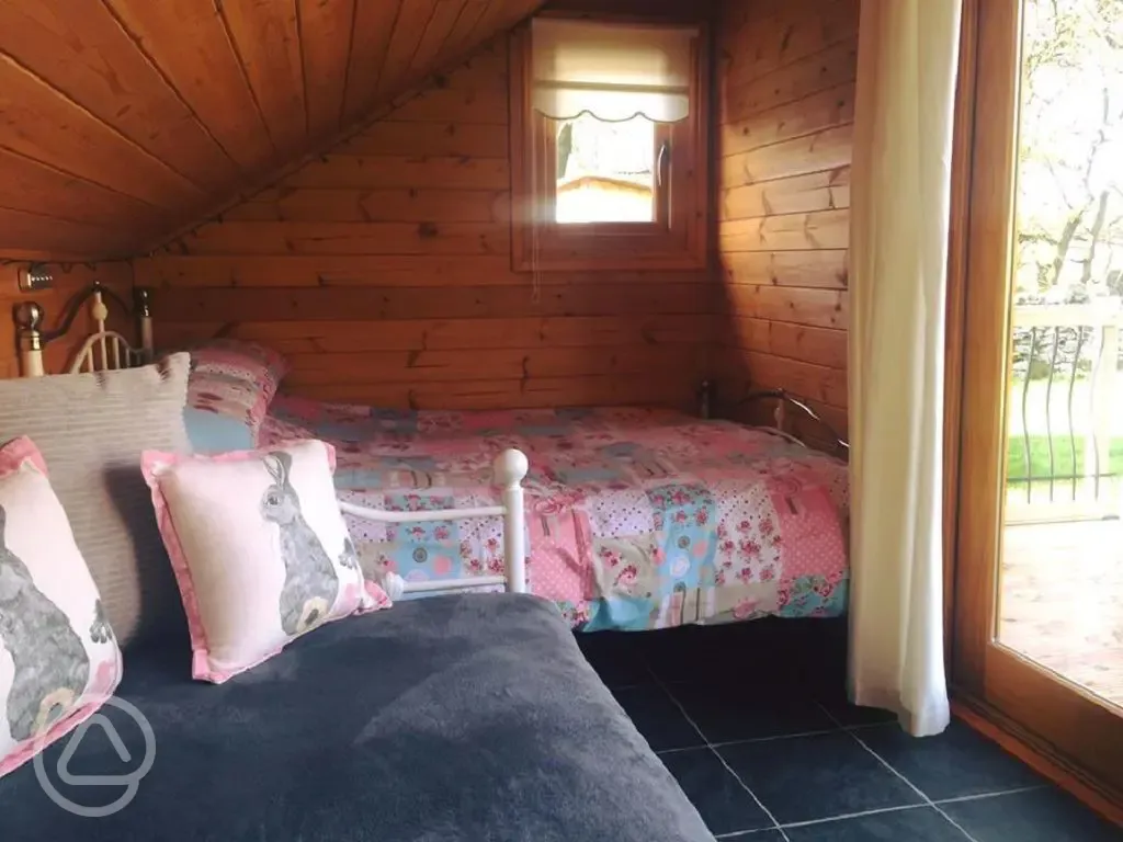 Mini lodge pod interior