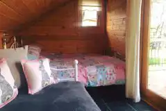 Mini lodge pod interior