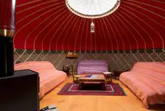 Yurt interior
