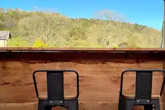 Mini lodge pod outdoor kitchen cabin seating area Mini lodge pod outdoor kitchen cabin seating area