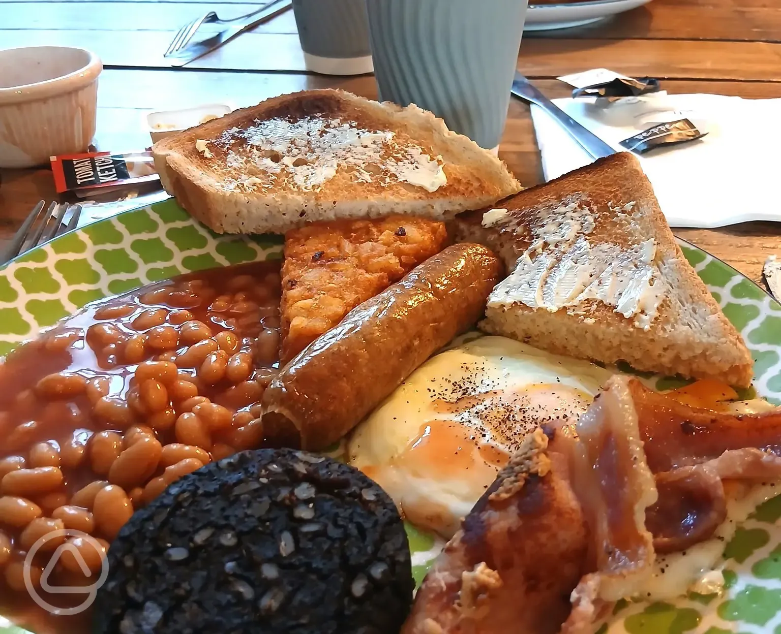 Full English from the onsite pub