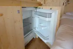 Mini lodge pod fridge 