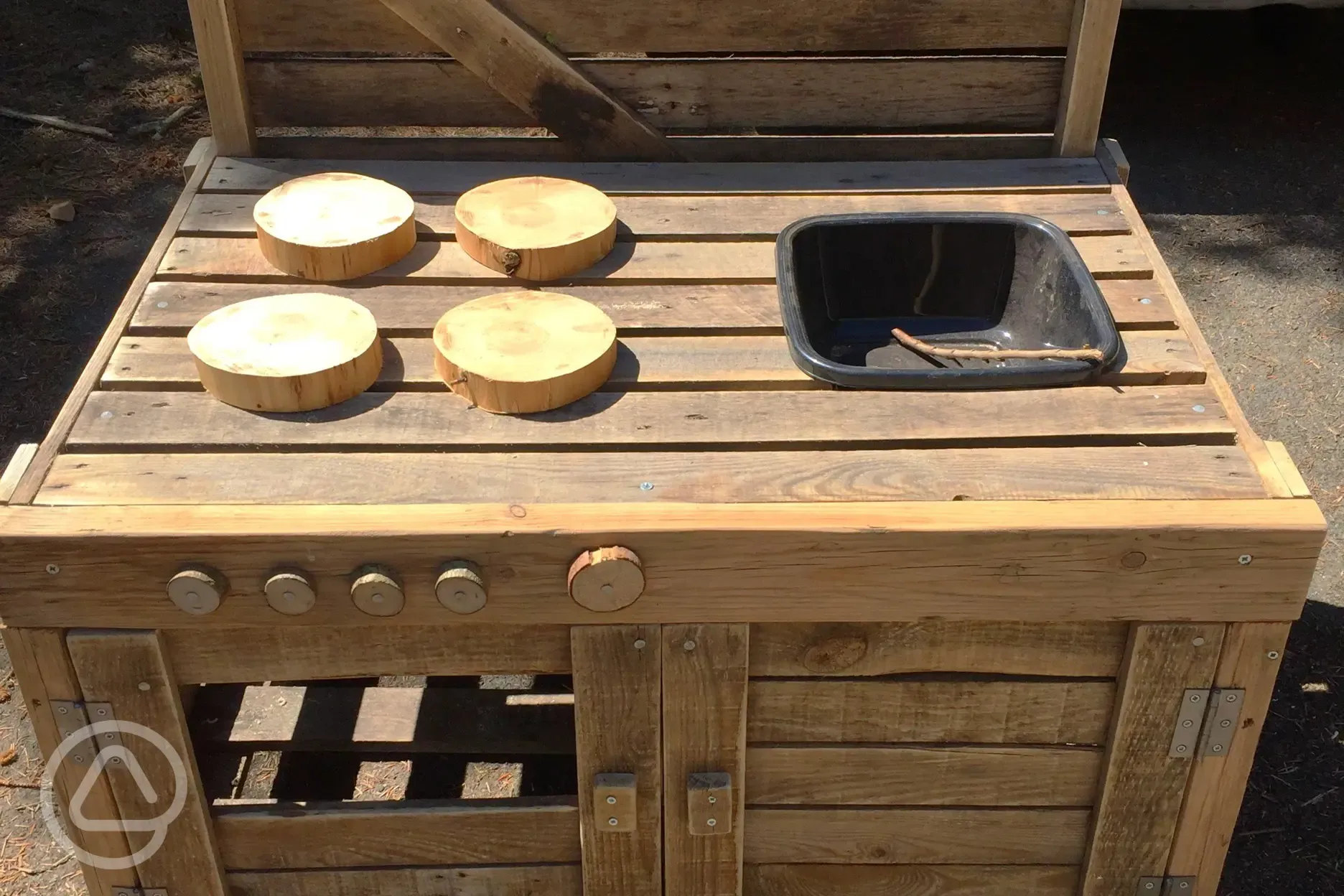 Mud kitchen for the budding chefs!