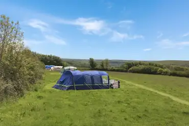 Non electric grass tent pitches 