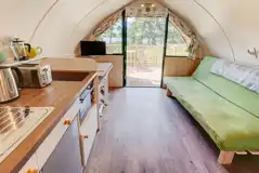 The Rushy Lot Pod Cabin interior