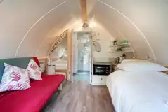 Humbleton Pod Cabin interior