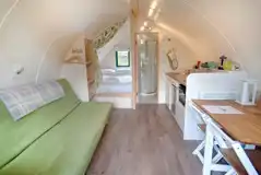 Bare Bones Pod Cabin interior