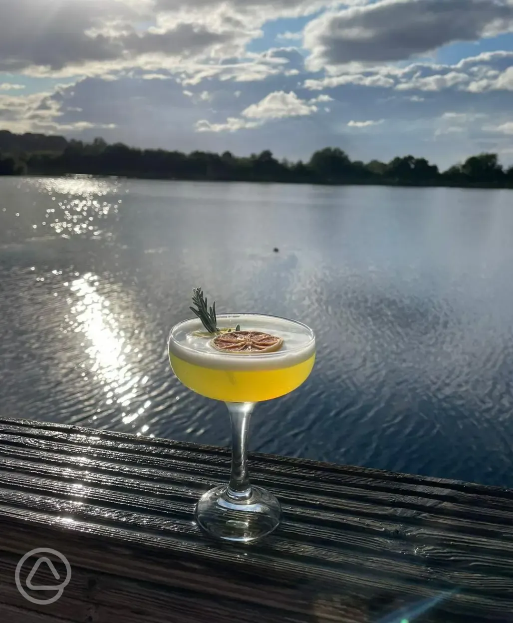 Cocktails from the onsite bar and bistro