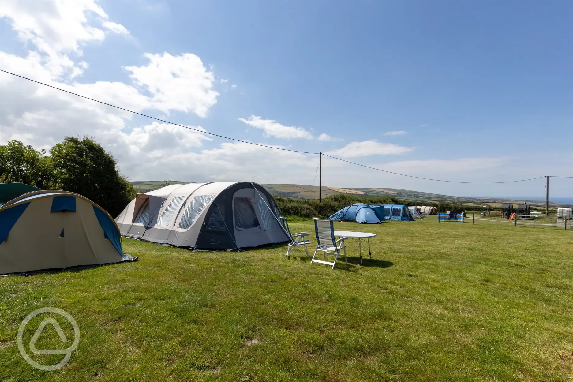 Wideacres Camping in Boscastle, Cornwall - book online now