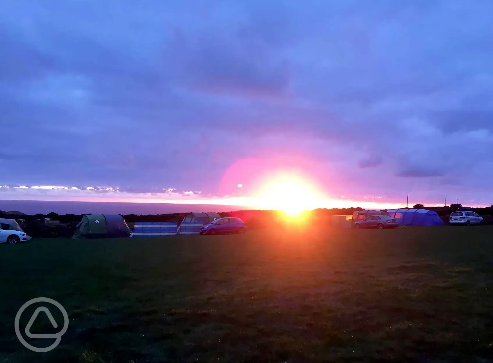 Sunsets at the site