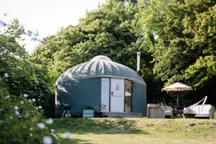 The Garlic Farm Yurts, Newchurch, Sandown, Isle of Wight (3.6 miles)