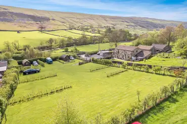 Aerial of campsite