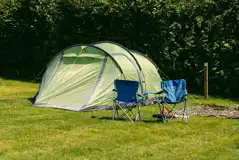 Grass tent pitches - optional electric