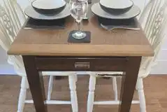 Camping pod interior