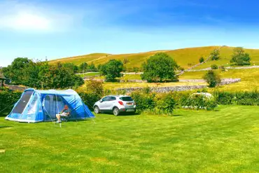 Grass tent pitches - optional electric