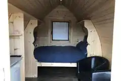 Deluxe camping pod interior 