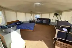 Yurt interior