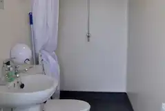 Toilet and shower 