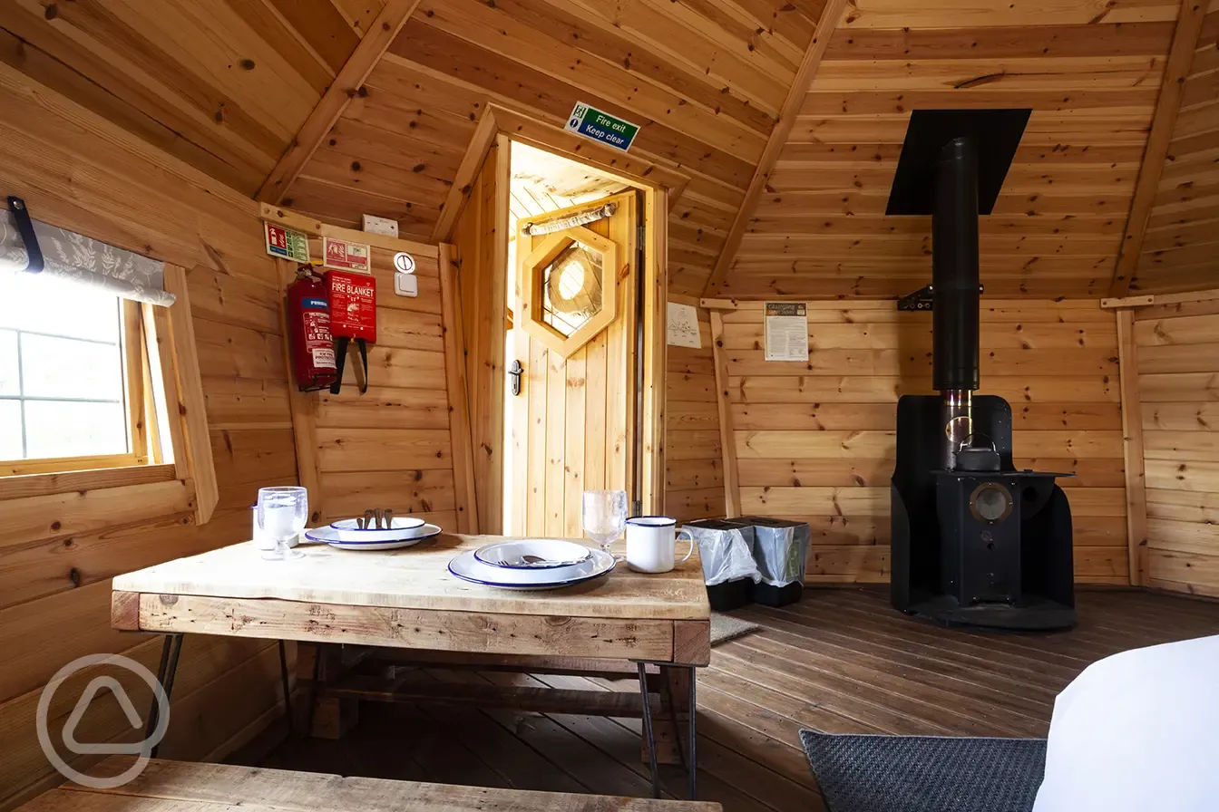 Standard cabin interior