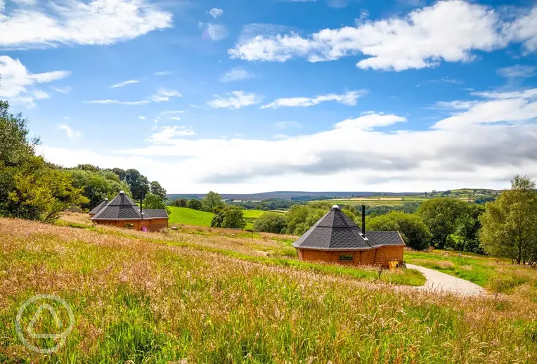 Little Seed Field glamping cabins in the Nidderdale Valley