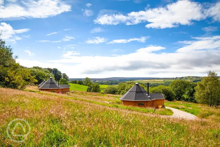 Little Seed Field glamping cabins in the Nidderdale Valley