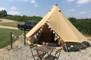 Bell tent at Appledore