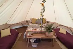 Tesni bell tent interior