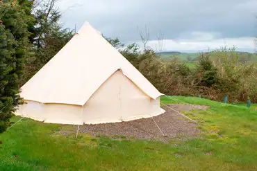 Bell tent at Chilley Farm