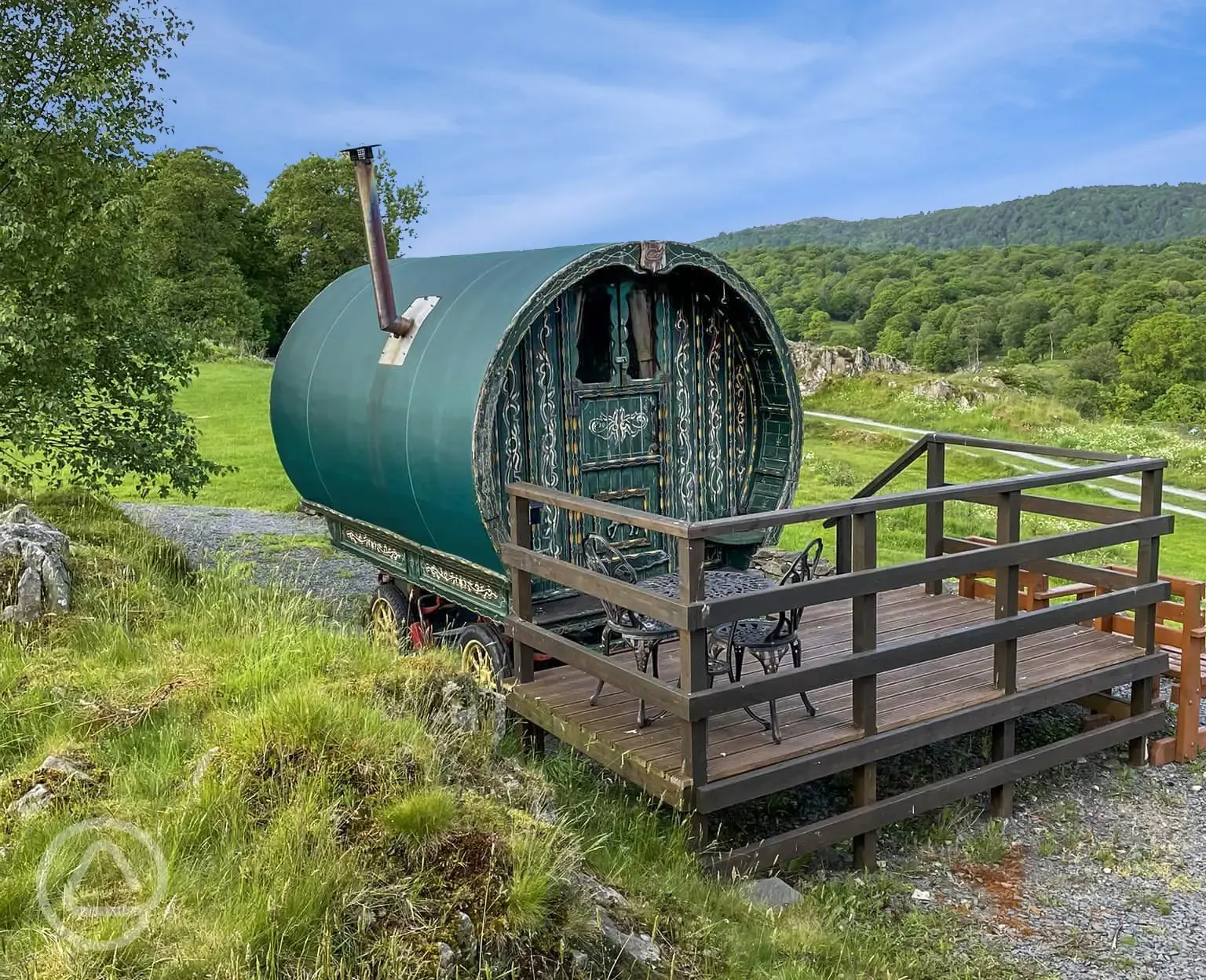 Bow top gypsy caravan