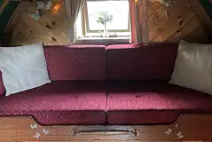 Bow top gypsy caravan interior