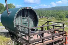 Bow top gypsy caravan