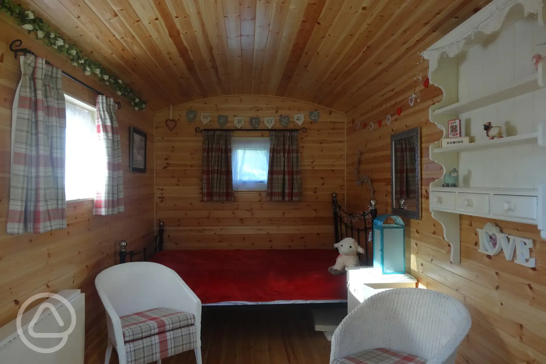 Shepherd's Hut Interior