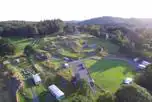 Aerial view of the hardstanding pitches