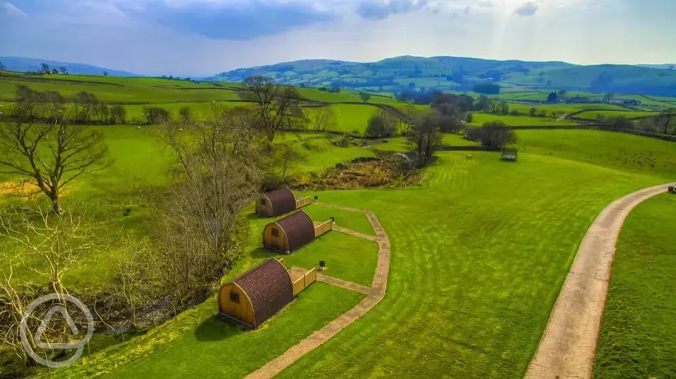 Glamping pods