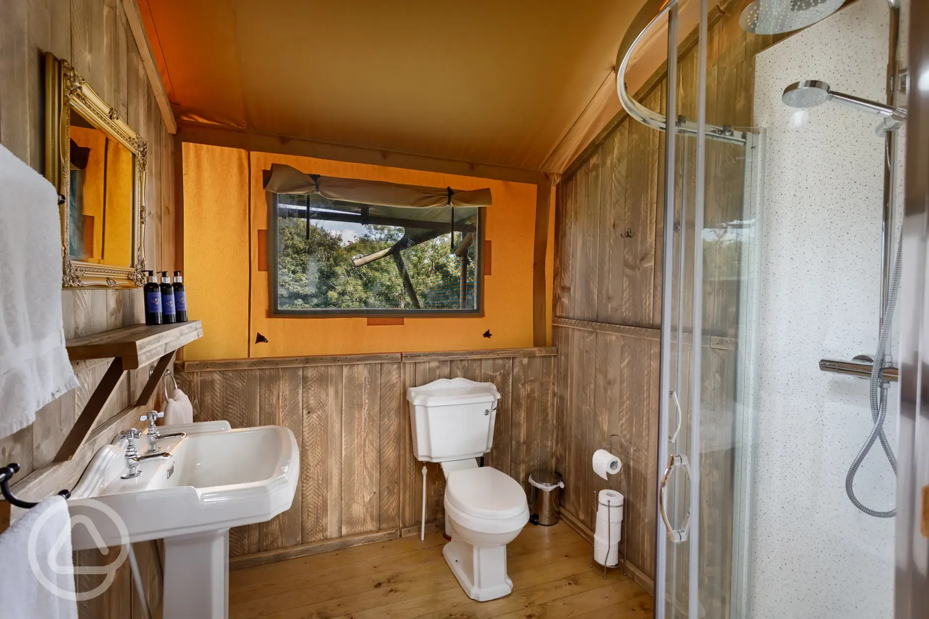 Safari Tent Bathroom