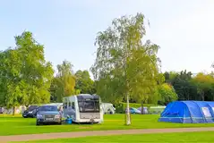 Non electric grass pitches for tents and tourers