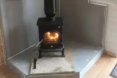 Wood burners in the pods